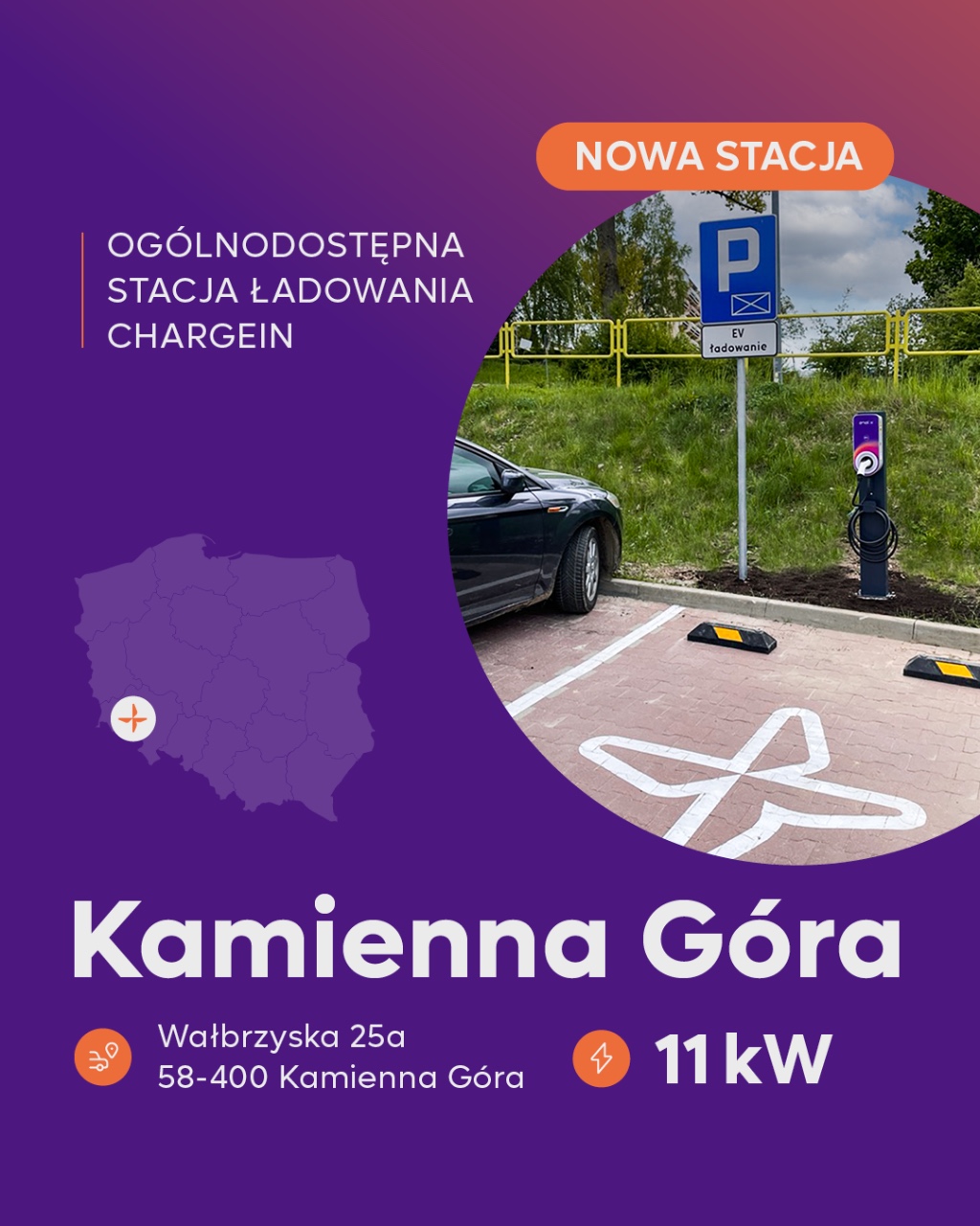 Read more about the article Uruchomiliśmy nową stację EV