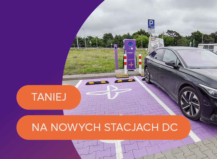 Read more about the article Nowe stacje DC – 1,99 zł/kWh!