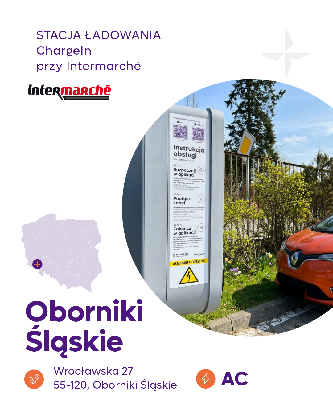 Stacja ładowania Oborniki Śląskie