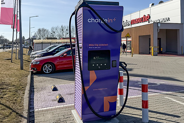 Stacja ładowania samochodów elektrycznych w Środzie Wielkopolskiej